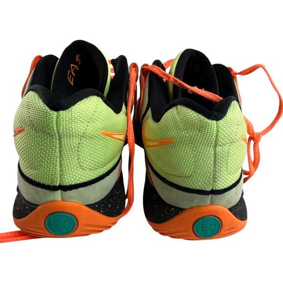 Nike KD18 Mens Basketball Shoes Green Orange Size 13 Performance main image 4
